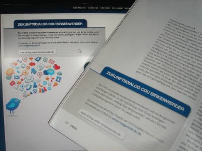 Zukunftsdialog im Internet