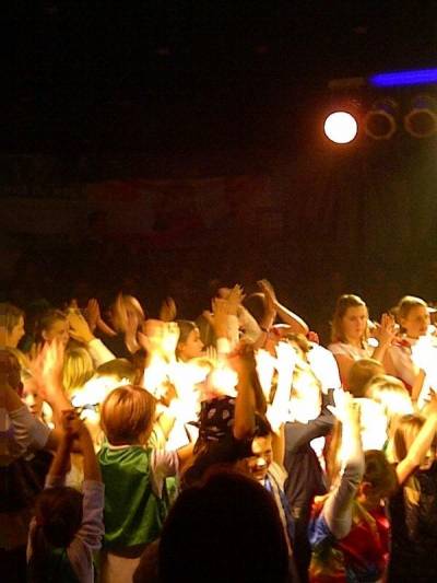 Leuchtende Kinderaugen gab es auch beim Projektzirkus Phantasia der Grundschule Birkenwerder